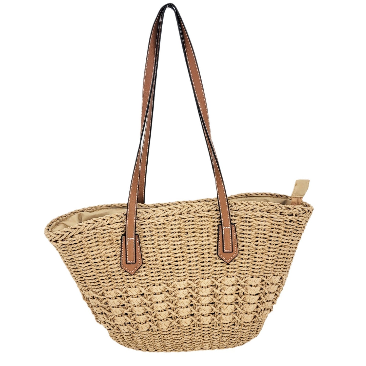 Urban Woven Straw Handbag
