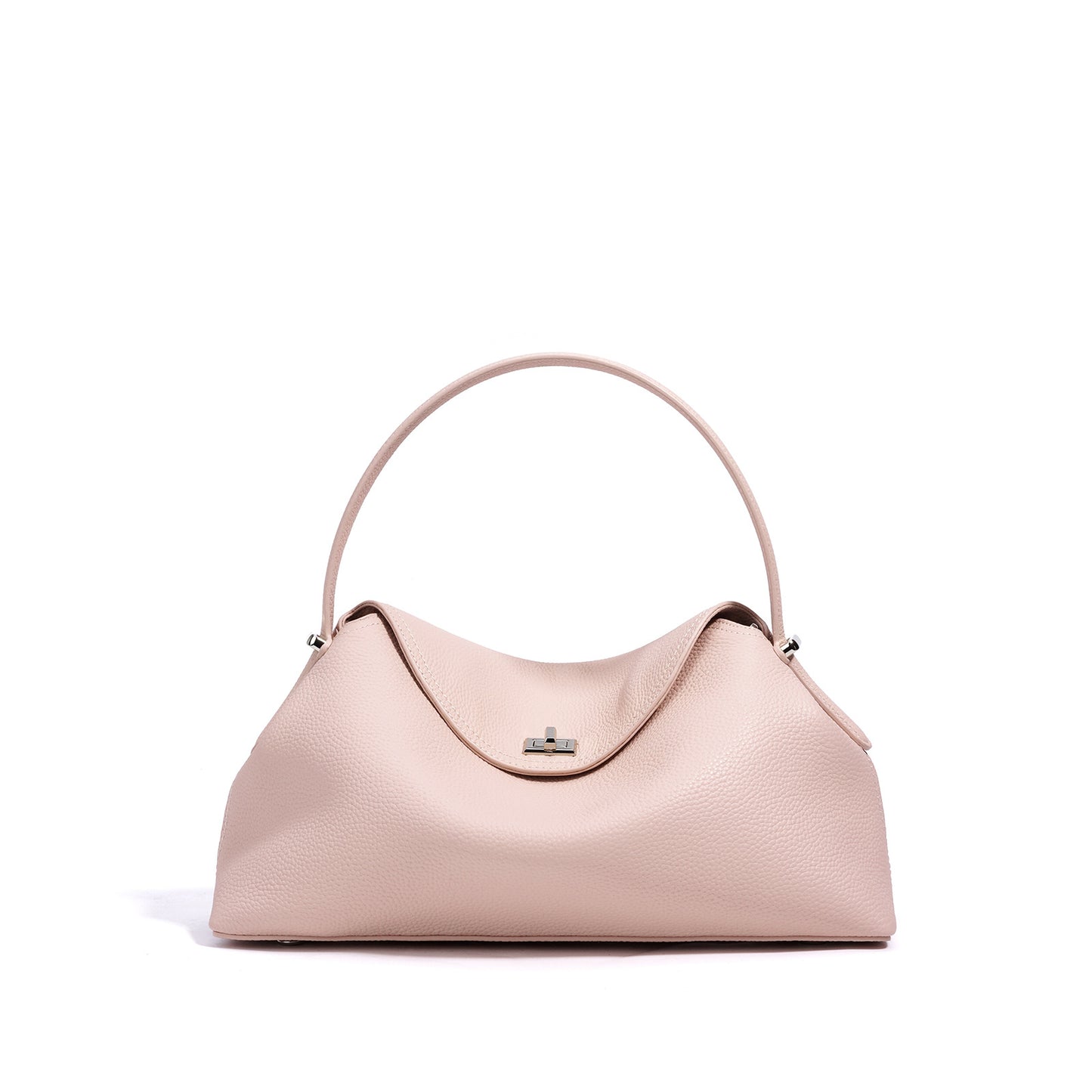 2025 spring new shoulder messenger bag handbag advanced simple fashion all-match bag first layer cowhide genuine leather