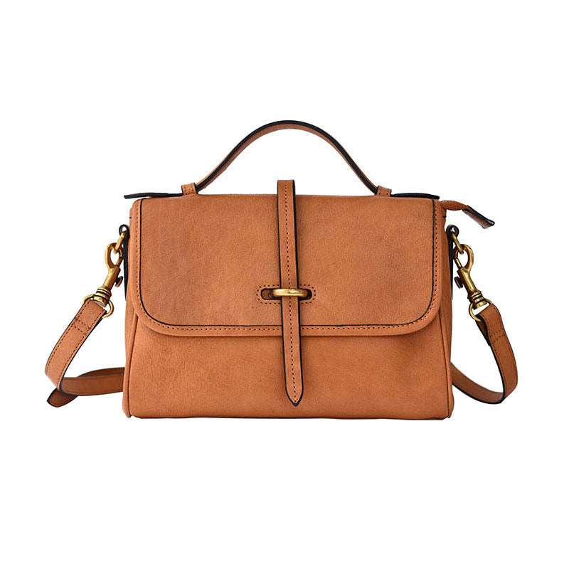 Handmade Vintage Genuine Leather Crossbody Bag