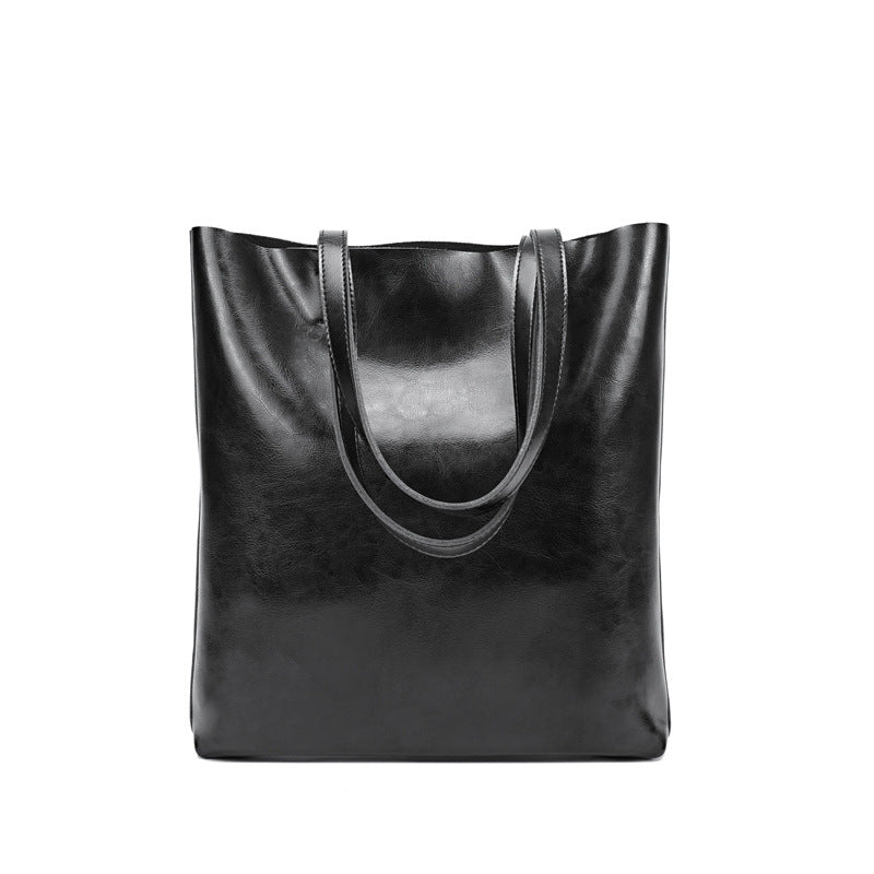 Large Capacity Genuine Leather Tote Bag