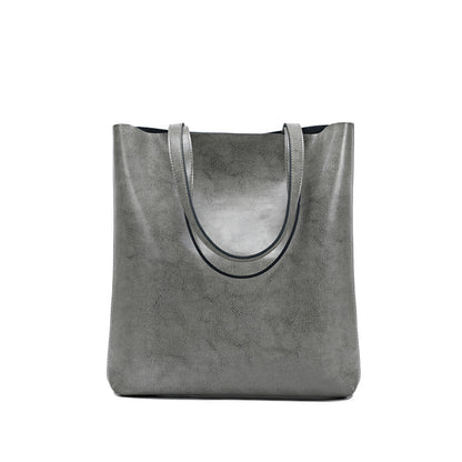 Large Capacity Genuine Leather Tote Bag