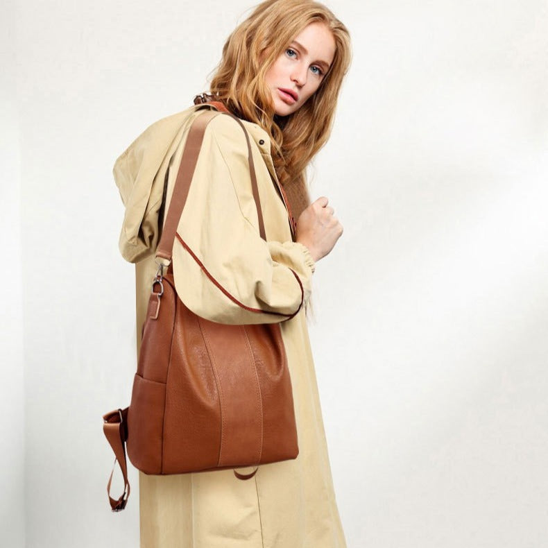 Women's Casual Waterproof 2-Way Backpack