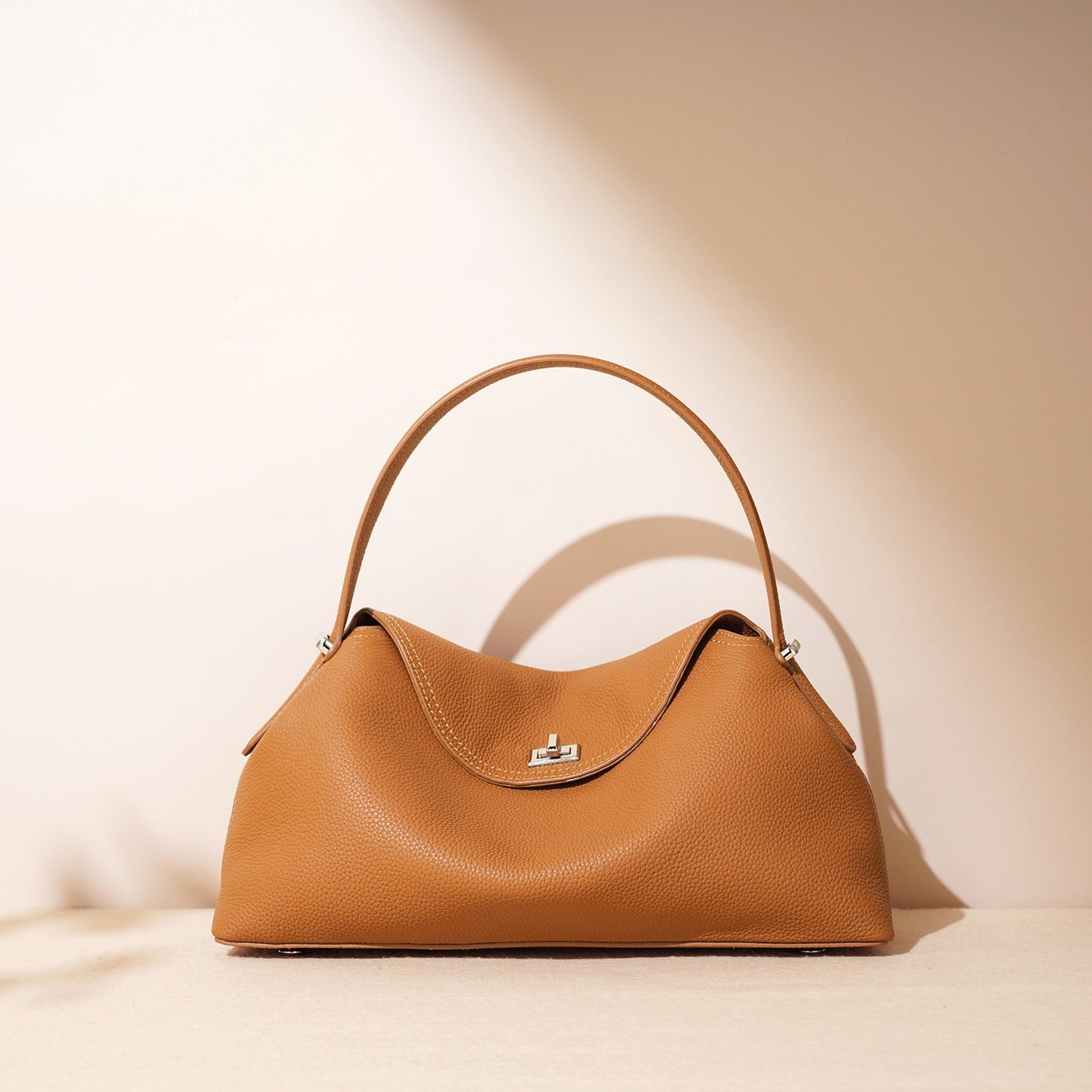 Genuine Leather Hobo Bag