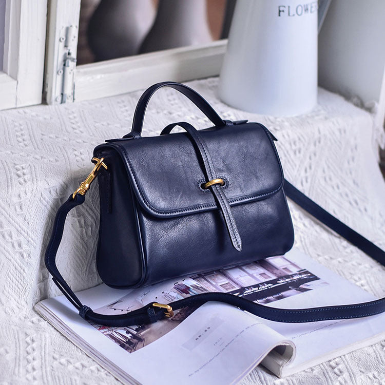 Handmade Vintage Genuine Leather Crossbody Bag