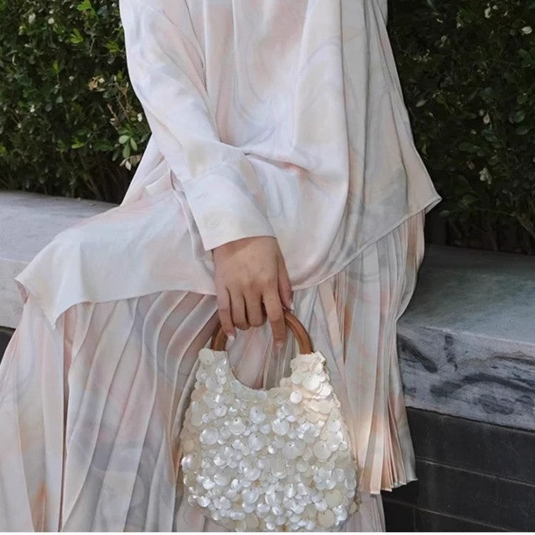 2025 Handmade Niche Fairy Shell Handbag