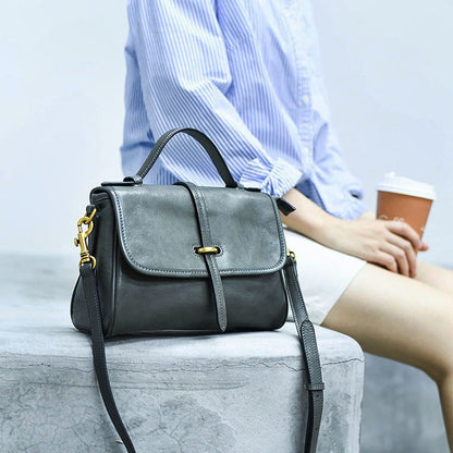 Handmade Vintage Genuine Leather Crossbody Bag
