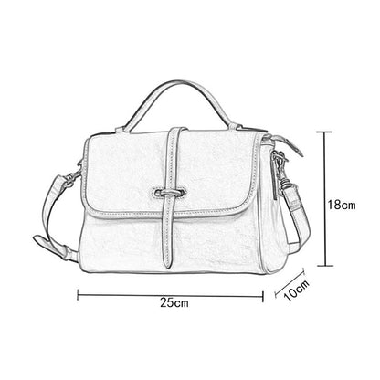 Handmade Vintage Genuine Leather Crossbody Bag
