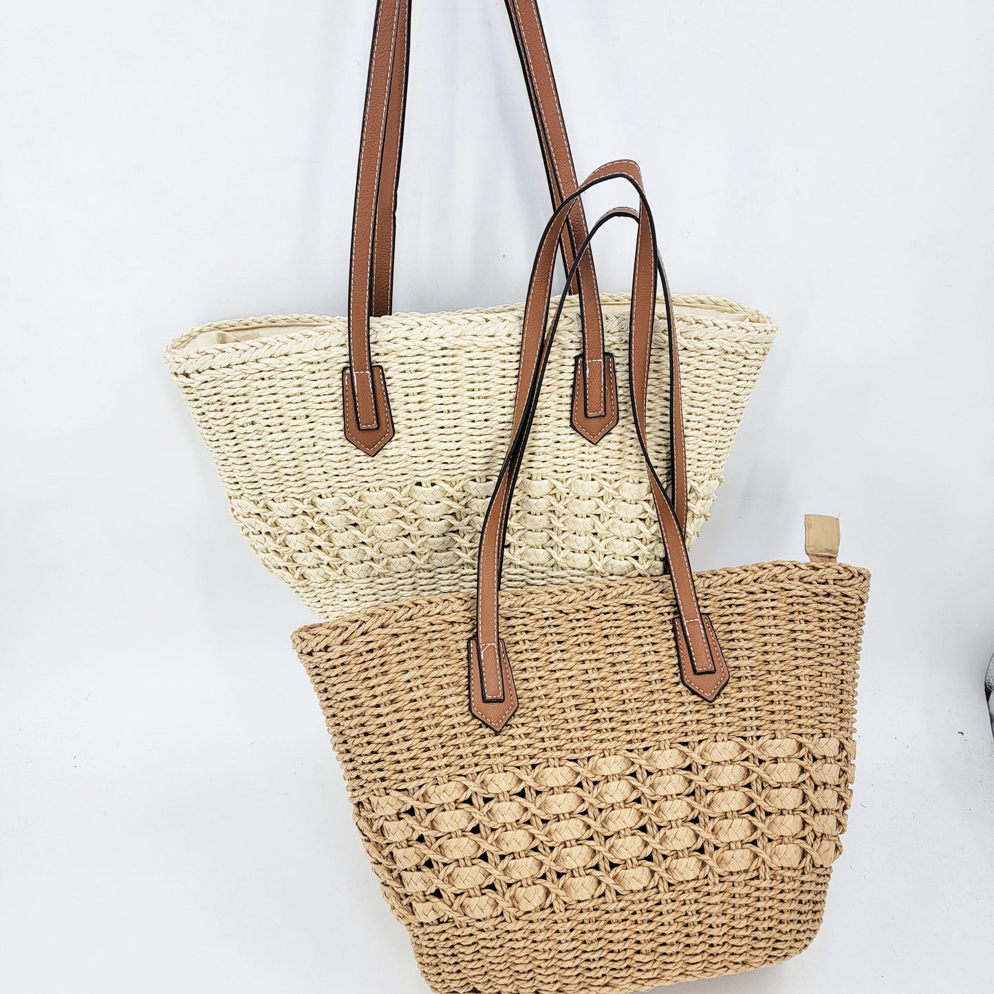 Urban Woven Straw Handbag