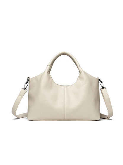 Elegant Leather Crossbody Tote Bag