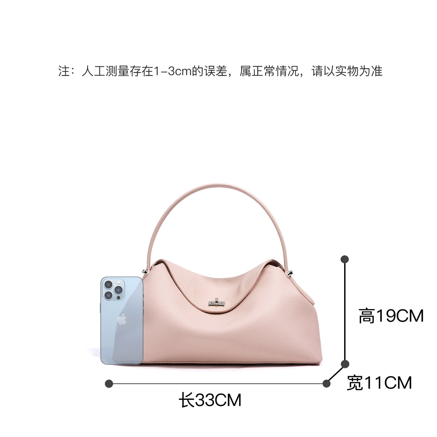 2025 spring new shoulder messenger bag handbag advanced simple fashion all-match bag first layer cowhide genuine leather