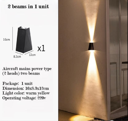 Solar Outdoor Waterproof Decorative Wall Lamp - Creating a cozy vibe in your garden or elsewhere!