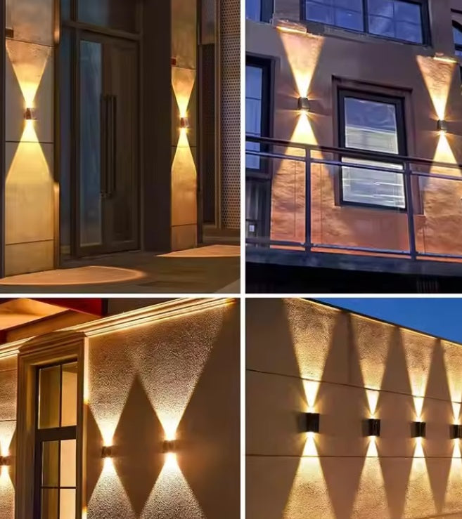 Solar Outdoor Waterproof Decorative Wall Lamp - Creating a cozy vibe in your garden or elsewhere!